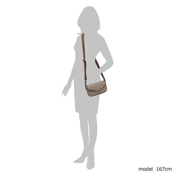 Gucci Ophidia Canvas Mini Bag Beige Ebony - Picture 7 of 8